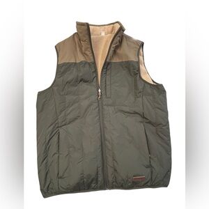 Free Country Men's Two-Tone Fleece Lined Puffer Vest‎ M Like New